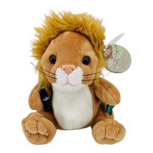 Vintage Coca-Cola Africa Masa The Lion Plush Stuffed Bean Bag Animal NEW 1998